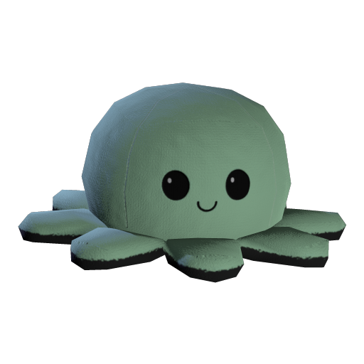 Octopus Plush Pastel Green